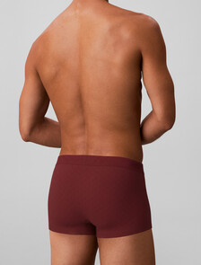 Low Rise Trunks - Micro Stretch Logo, TEENIE DELUSTER EMBLEM_FALL BERRY, hi-res