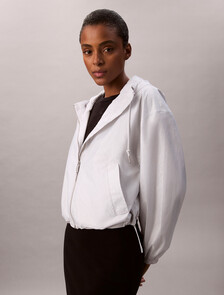 All Over Print Logo Jacquard Wind Jacket, Silver Haze, hi-res