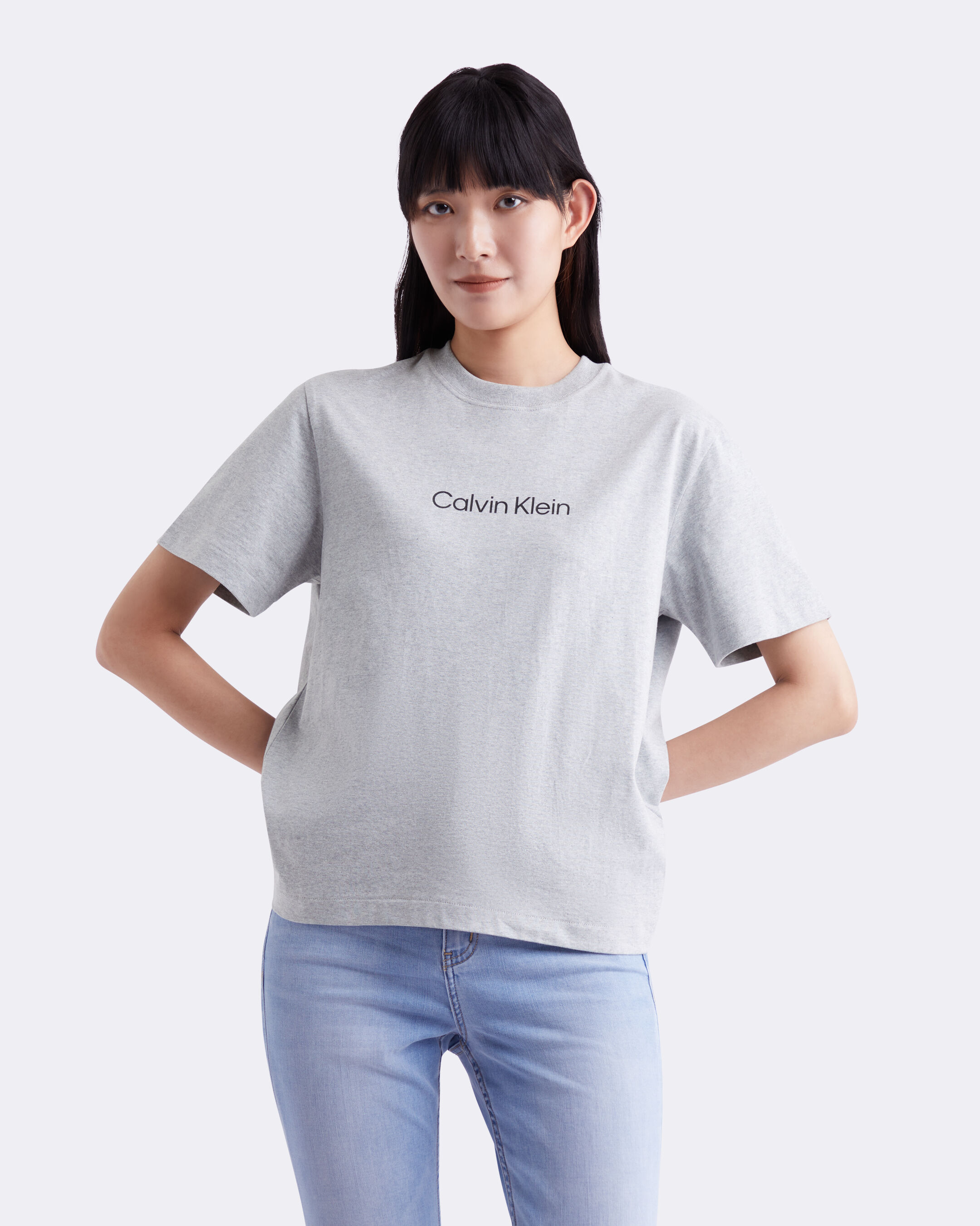 Hero Modern Boxy Tee grey Calvin Klein Singapore