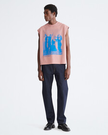 STANDARDS DANCE GRAPHIC MUSCLE T-SHIRT, Red Grape, hi-res