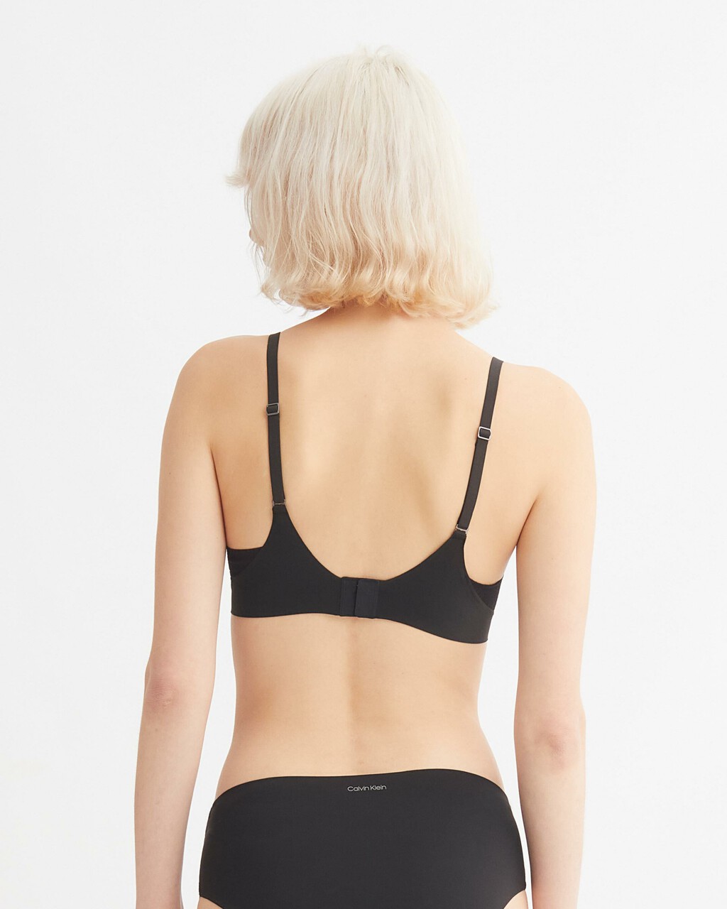 Mesh Lace Lightly Lined Demi Bra, Black, hi-res
