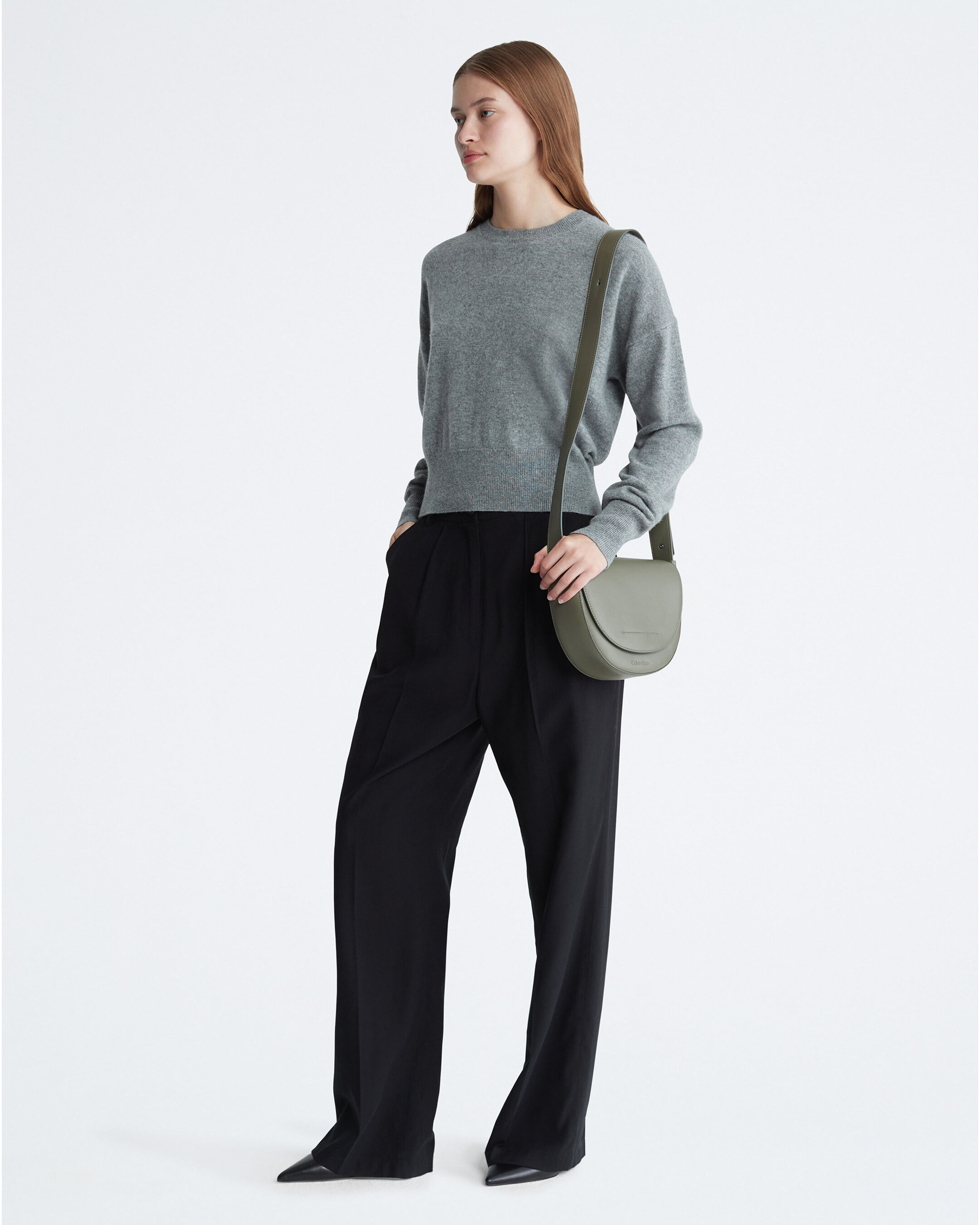 Calvin klein discount mellow saddle bag