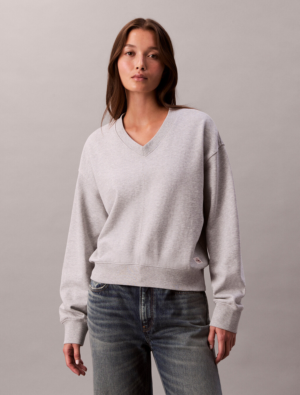 Terry Relaxed Sweatshirt, History Grey Heather, hi-res