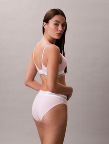 Plunge Bra - Icon Cotton Modal, Cradle Pink, hi-res