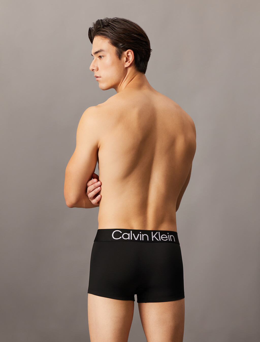 Bold Logo Low Rise Trunks 3 Pack, Black, hi-res