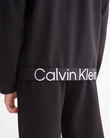 ACTIVE ICON HALF ZIP HOODIE, BLACK BEAUTY, hi-res