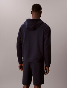 Cotton Blend French Terry Zip Hoodie, Shoreline, hi-res