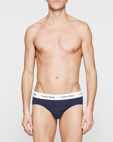 3 Pack Hip Briefs, Multi White/ Red Ginger/ Pyro Blue, hi-res