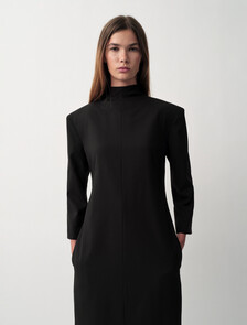 Addison Dress, Black, hi-res