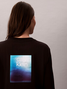 Ombre Logo Graphic Classic T-Shirt, Black, hi-res