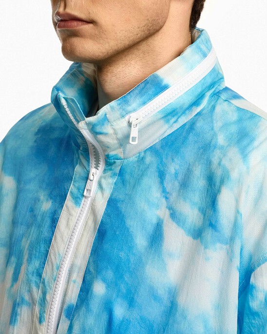 CLOUD PRINT NYLON WINDBREAKER
