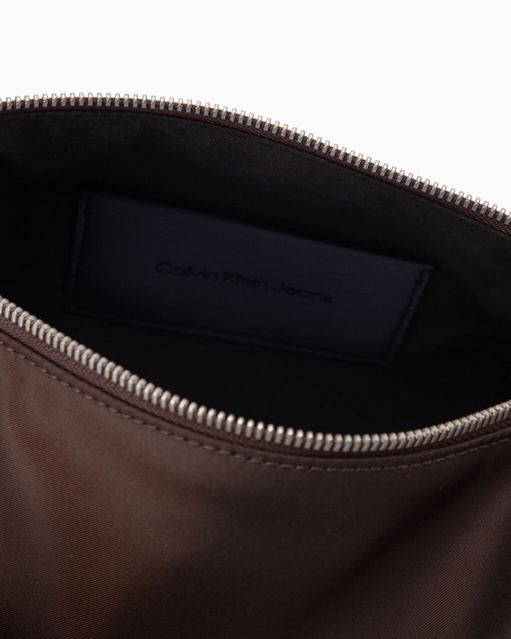 Nylon Chain Shoulder Bag 28Cm, DARK CHESTNUT, hi-res
