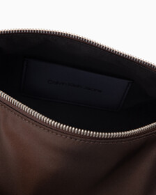 Nylon Chain Shoulder Bag 28Cm, DARK CHESTNUT, hi-res