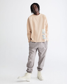 Standards Cowboy Graphic Long Sleeve Tee, WHEAT-2300XV, hi-res