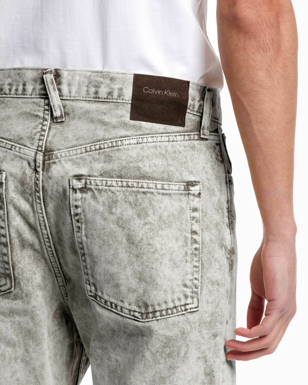 CK STANDARDS STRAIGHT JEANS, NETTLE MARBLE D, hi-res