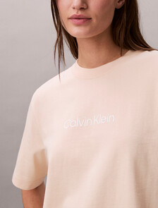 Relaxed Standard Logo Crewneck Tee, Mother Of Pearl, hi-res
