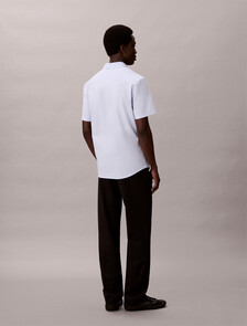 Stretch Cotton Slim Shirt, Lilac Hint, hi-res