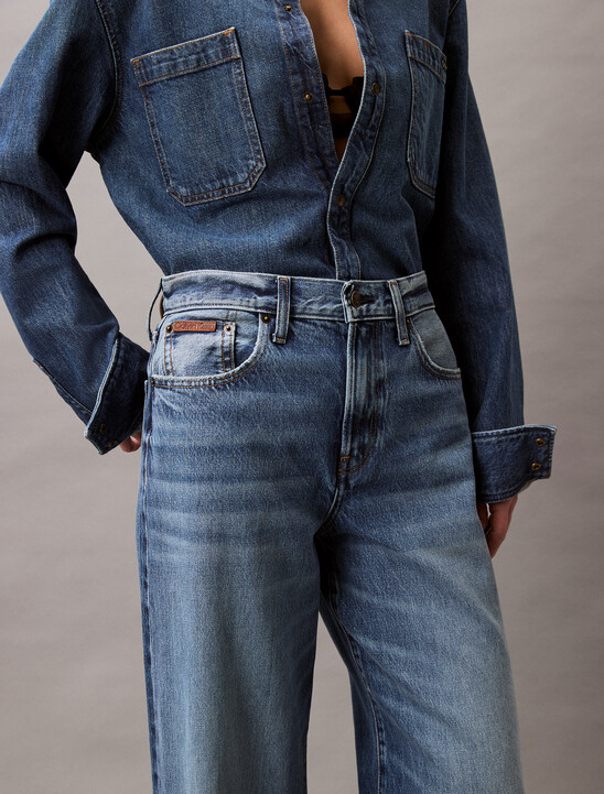 Wide Leg Fit Jeans