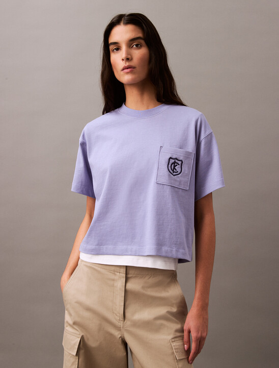 CK Crest Boxy Pocket Tee