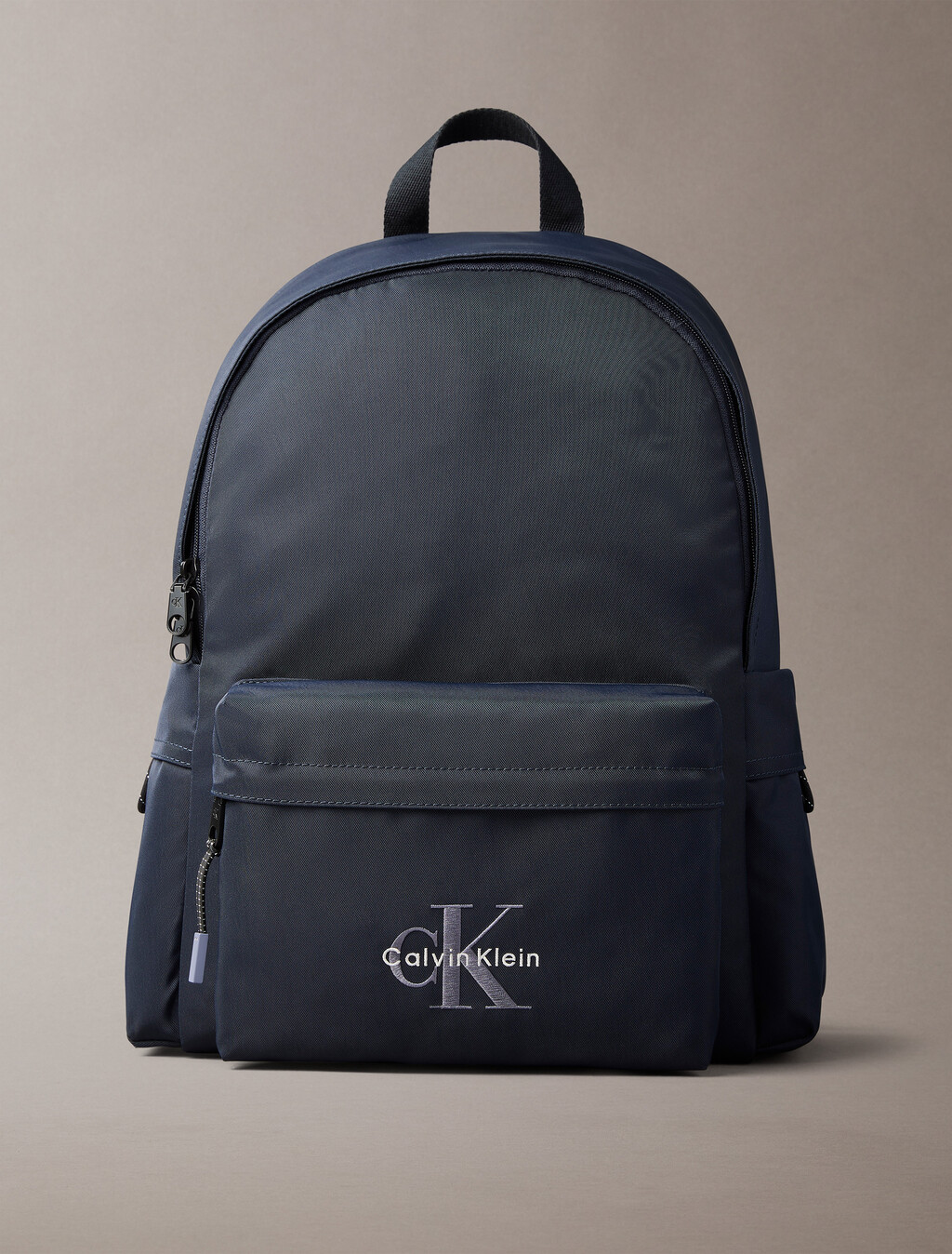 Nylon Monogram Logo Backpack, Dark Sapphire, hi-res