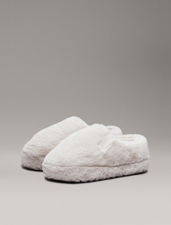 Faux Fur Slippers