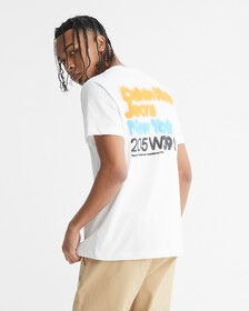 MOVEMENTS BLURRY PRINT TEE, Bright White, hi-res