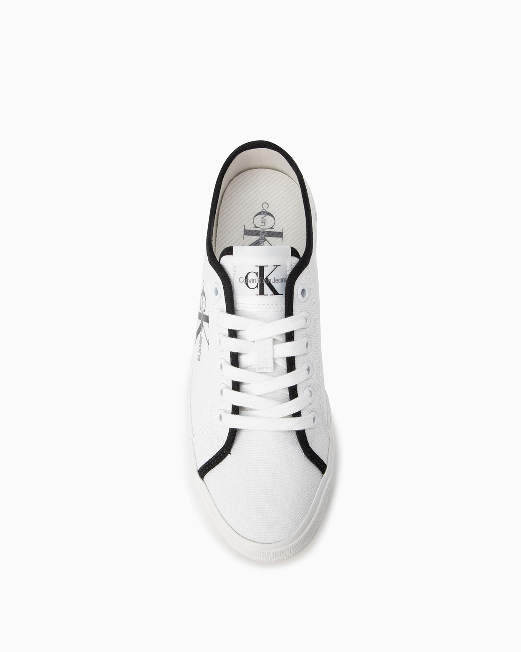 White calvin cheap klein trainers