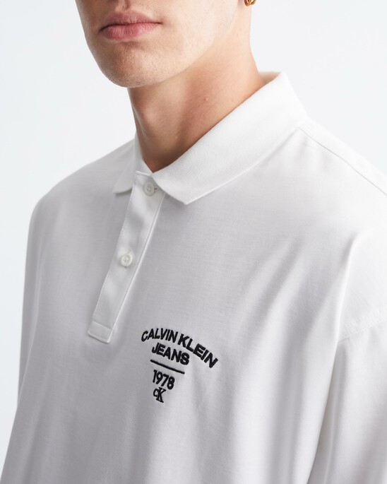 Varsity Curved Logo Polo