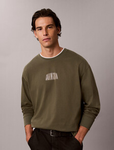 Logo Graphic T-Shirt, Olive Night, hi-res