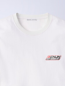 Jung Kook for Calvin Klein Logo Badge Relaxed T-Shirt, LILY, hi-res