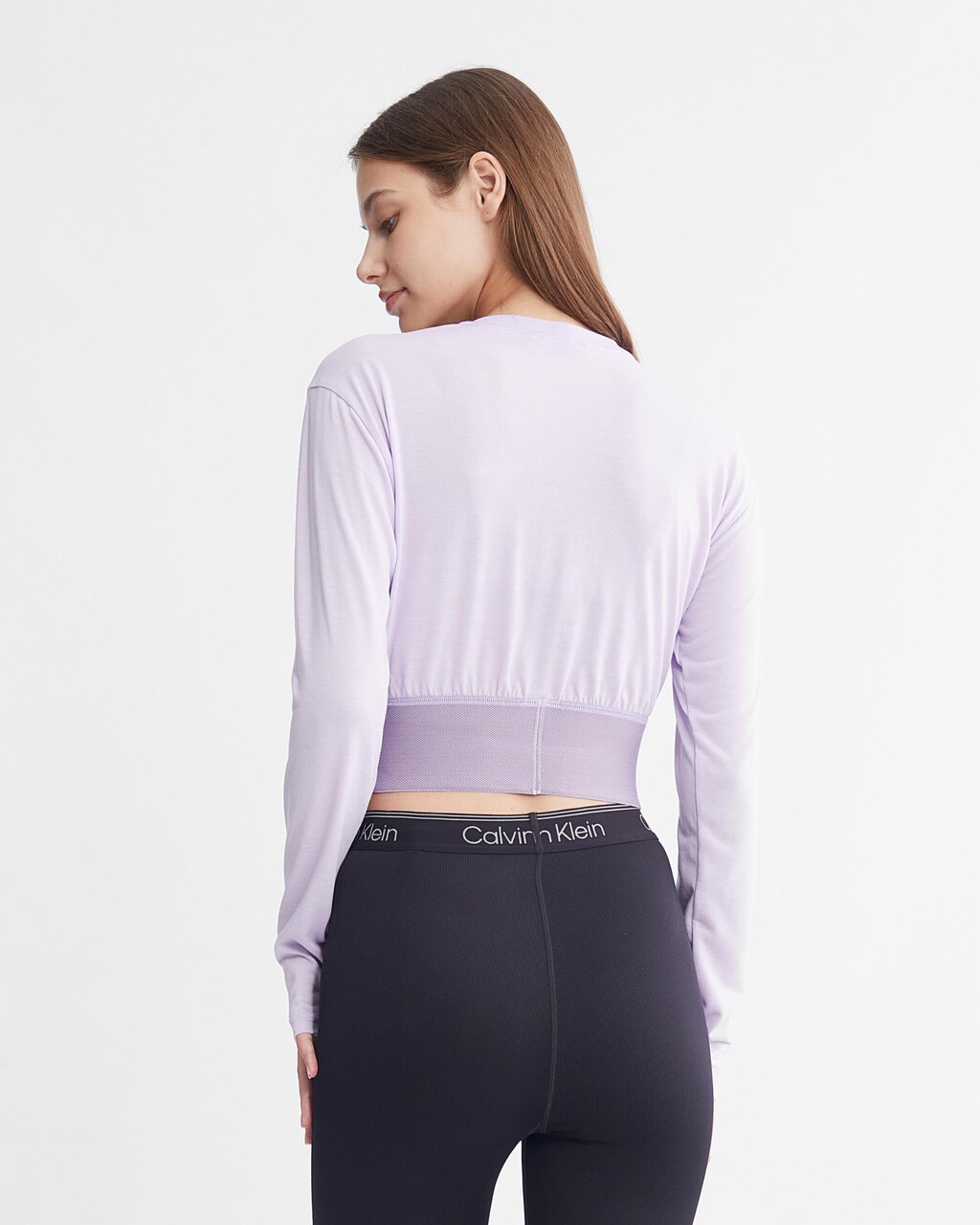 Icon Relaxed Cropped Tee, PASTEL LILAC, hi-res