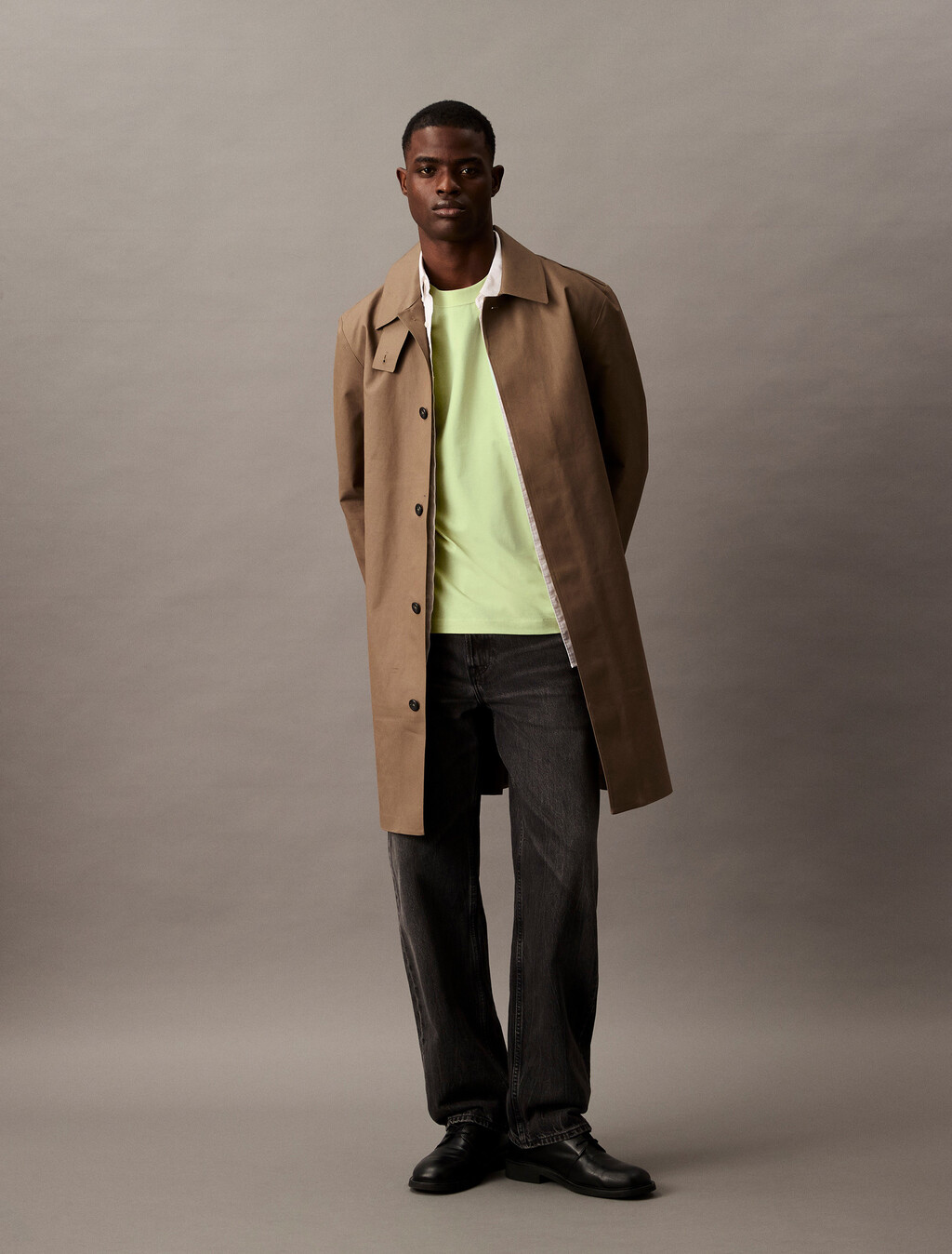 Calvin Logo Crew Neck Tee, Nile, hi-res