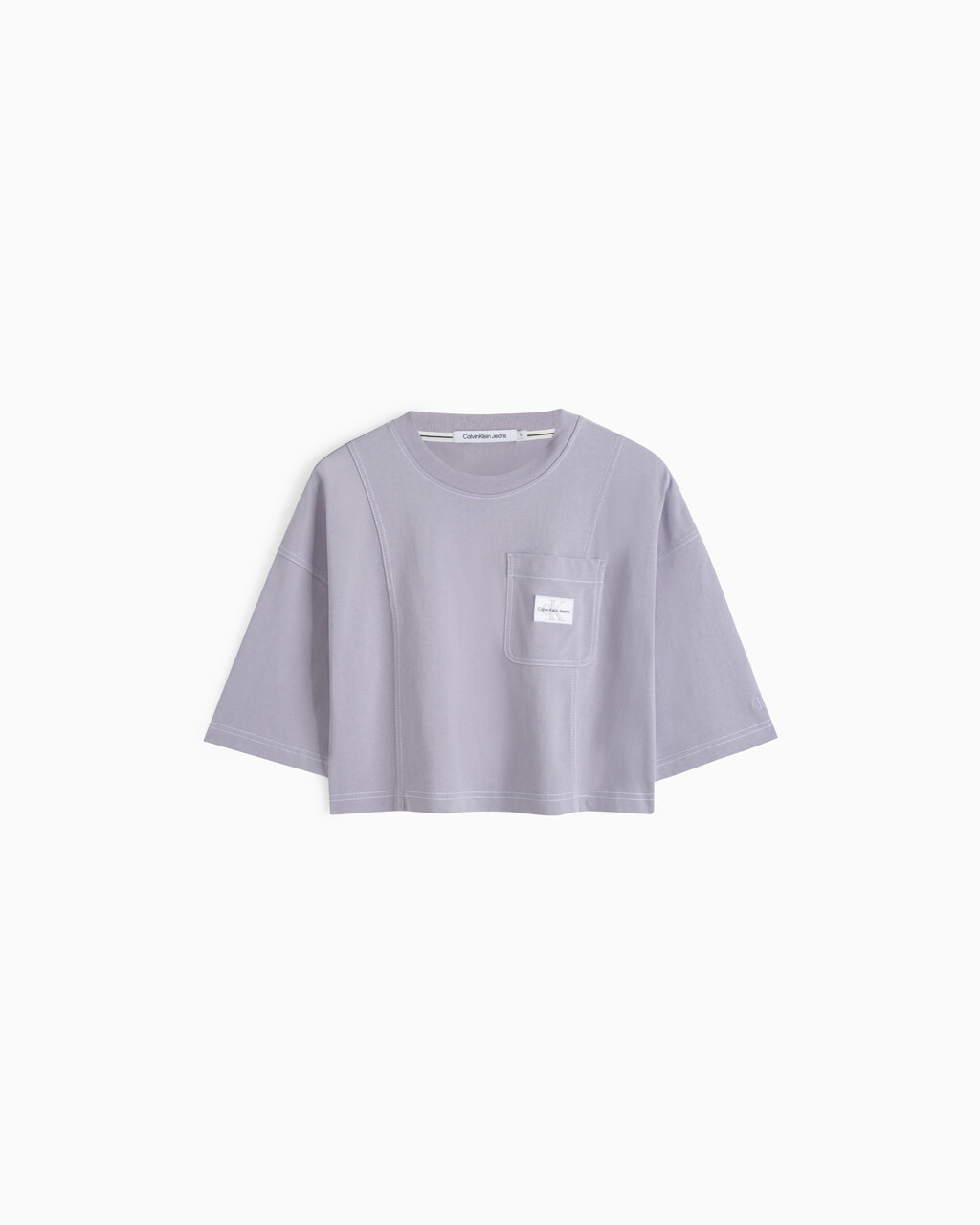 Monologo Badge Oversized Tee, Lavender Aura, hi-res