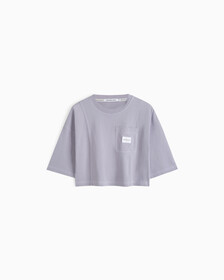Monologo Badge Oversized Tee, Lavender Aura, hi-res