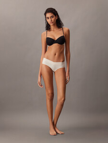 Lift Demi Bra - Heritage Cotton, Black, hi-res