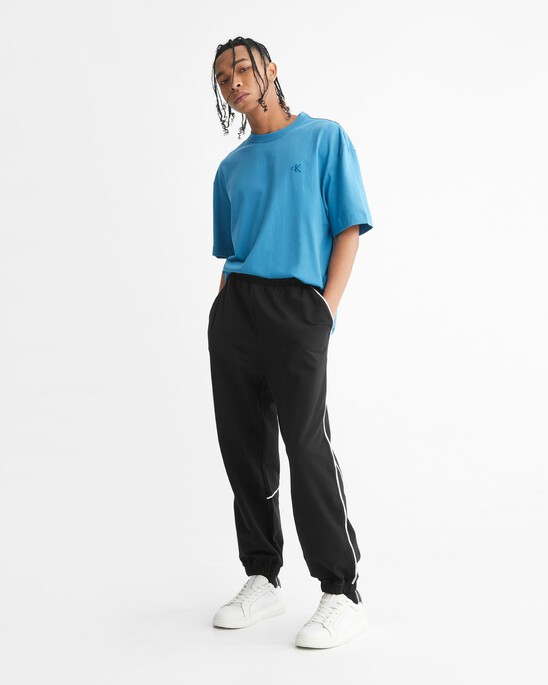 CALVIN LOGO CREW NECK TEE
