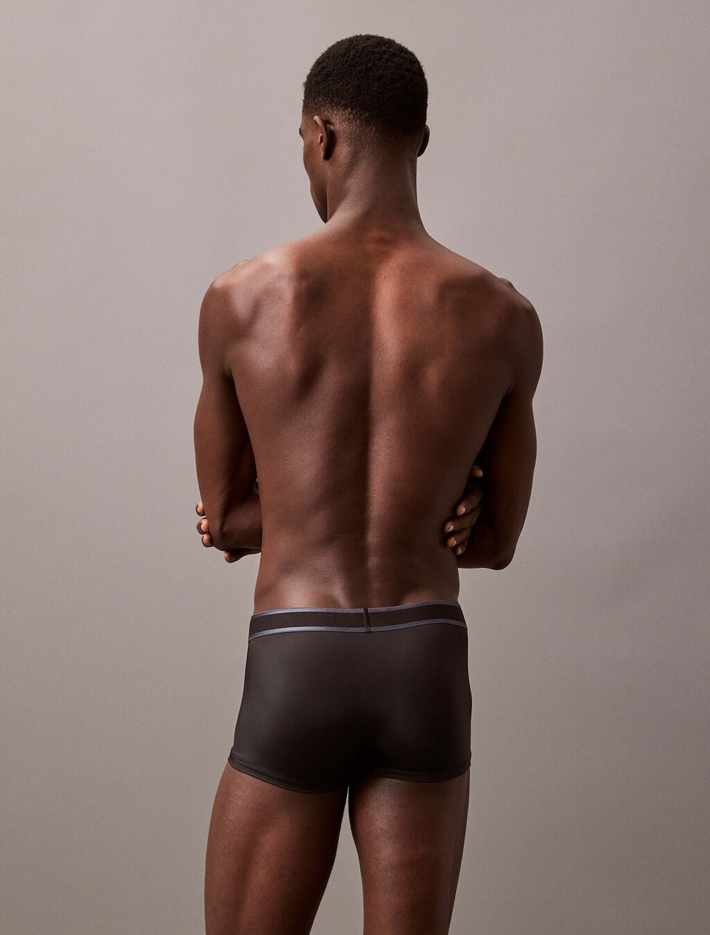 Tonal Logo Low Rise Trunk, Black, hi-res