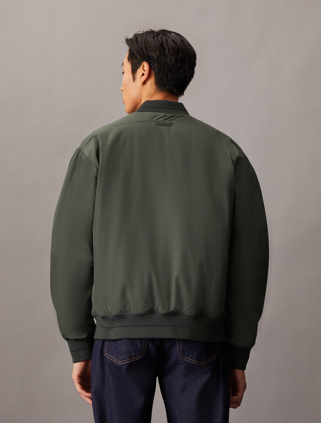 Hero Matte Classic Bomber Jacket, Beluga, hi-res