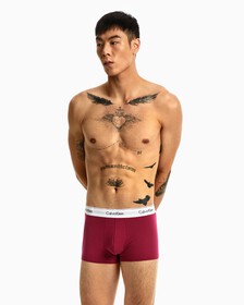 MODERN COTTON STRETCH TRUNKS 2 PACK, COSMIC MAGENTA ASPEN, hi-res