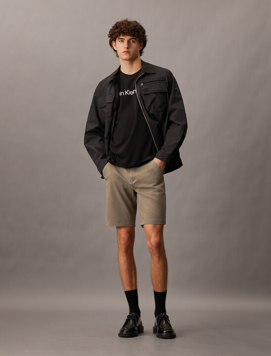 Essential Cotton Lyocell Chino Shorts