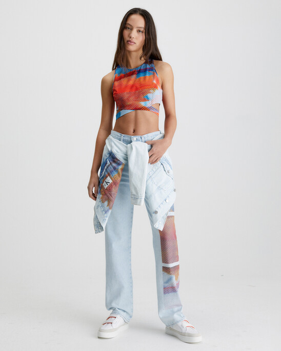 Movements Cut Out Back Zip Top