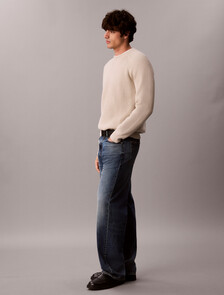 Wool Blend Ribbed Jumper, Moonstruck, hi-res