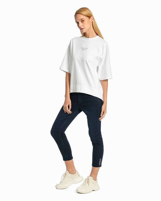 SUSTAINABLE LYOCELL CROPPED BODY JEANS