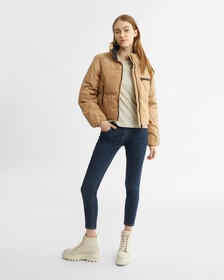 RECONSIDERED COLOR BLOCK PUFFER JACKET, Timeless Camel, hi-res