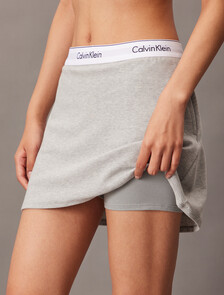 Icon Cotton Modal Skort, Grey Heather, hi-res