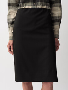 Luna Pencil Skirt, Black, hi-res