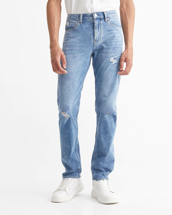 Ultimate Stretch Distressed Slim Jeans