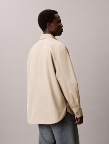 Oversized Workwear Shacket, Ancient Marble, hi-res