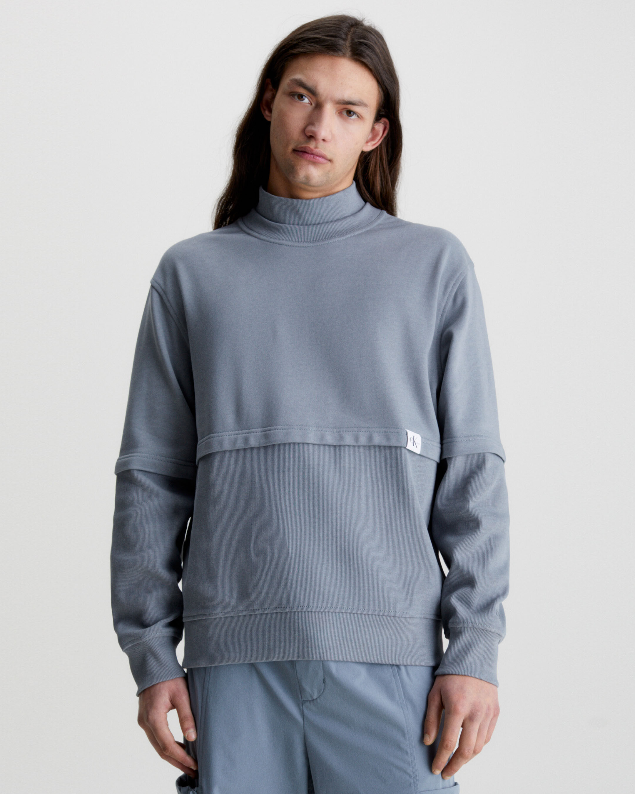 Funnel sales collar sweatshirt