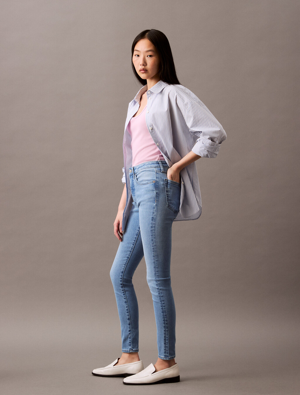Mid Rise Skinny Jeans, LIGHT CAPE, hi-res